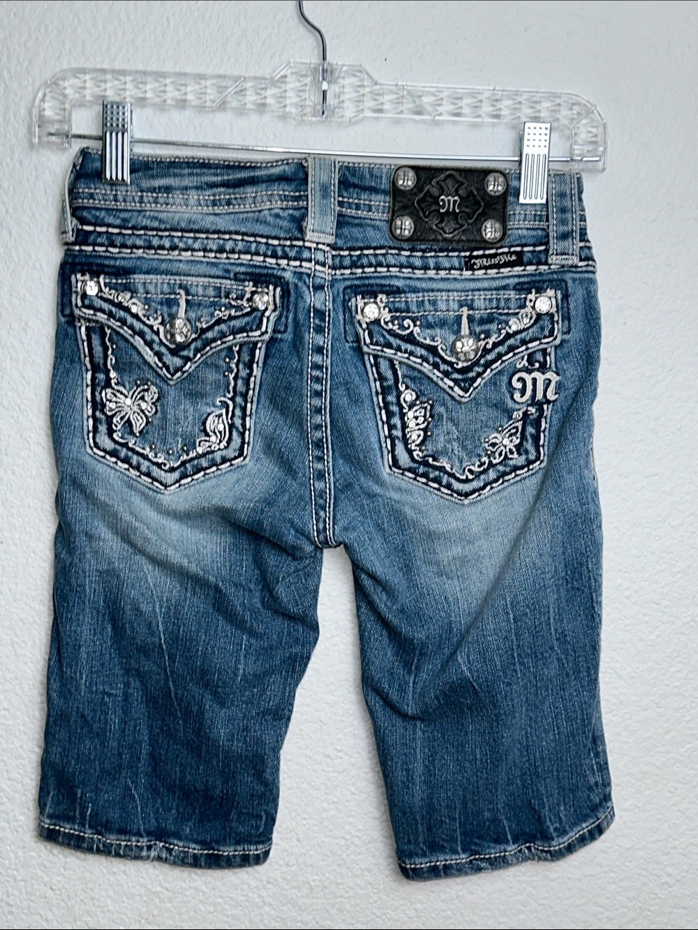 Miss Me Bermuda Jean Shorts Youth Girls Size 12